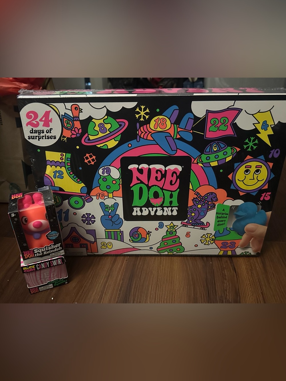 NeeDoh Christmas bundle - Advent, reindoh, swirl